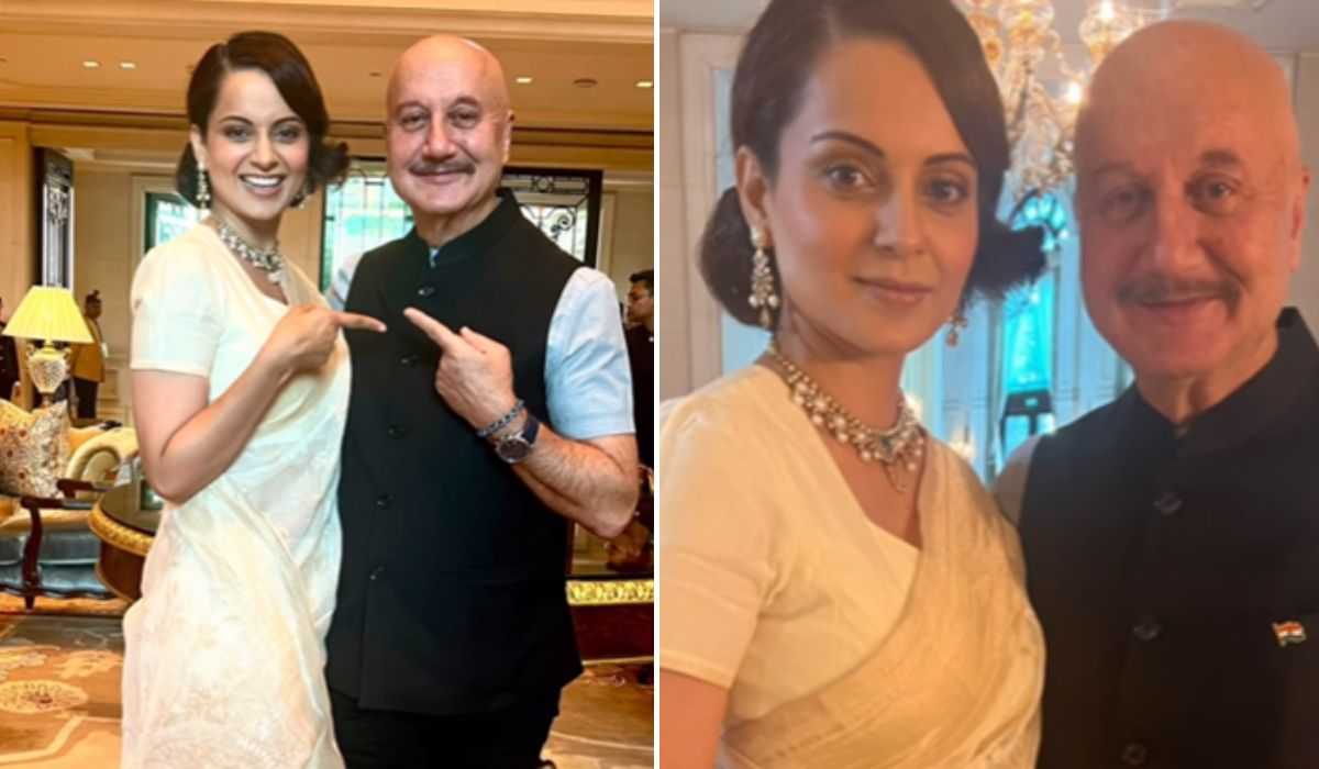 Anupam Kher Shares Selfie With Kangana Queen Ranaut Before The Oath