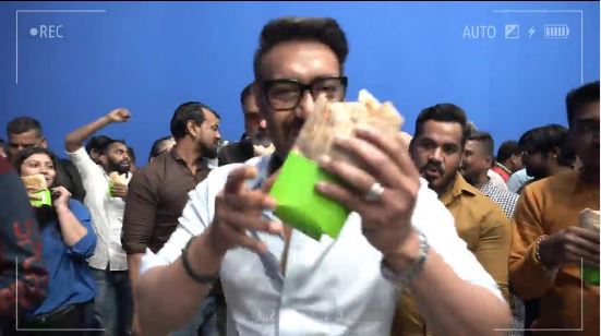 It's quite literally a 'wrap' for Ajay Devgn's Runway 34: "We took flight food too seriously!"