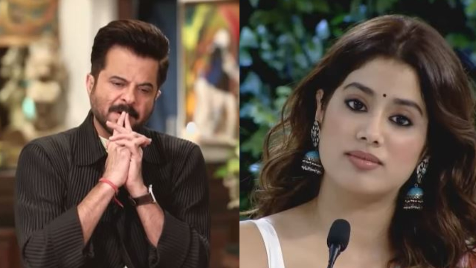 Janhvi Kapoor cried watching chachu Anil Kapoor getting beaten up Mr. India and Nayak scenes, reveals her mom Sridevi asked her learn from him