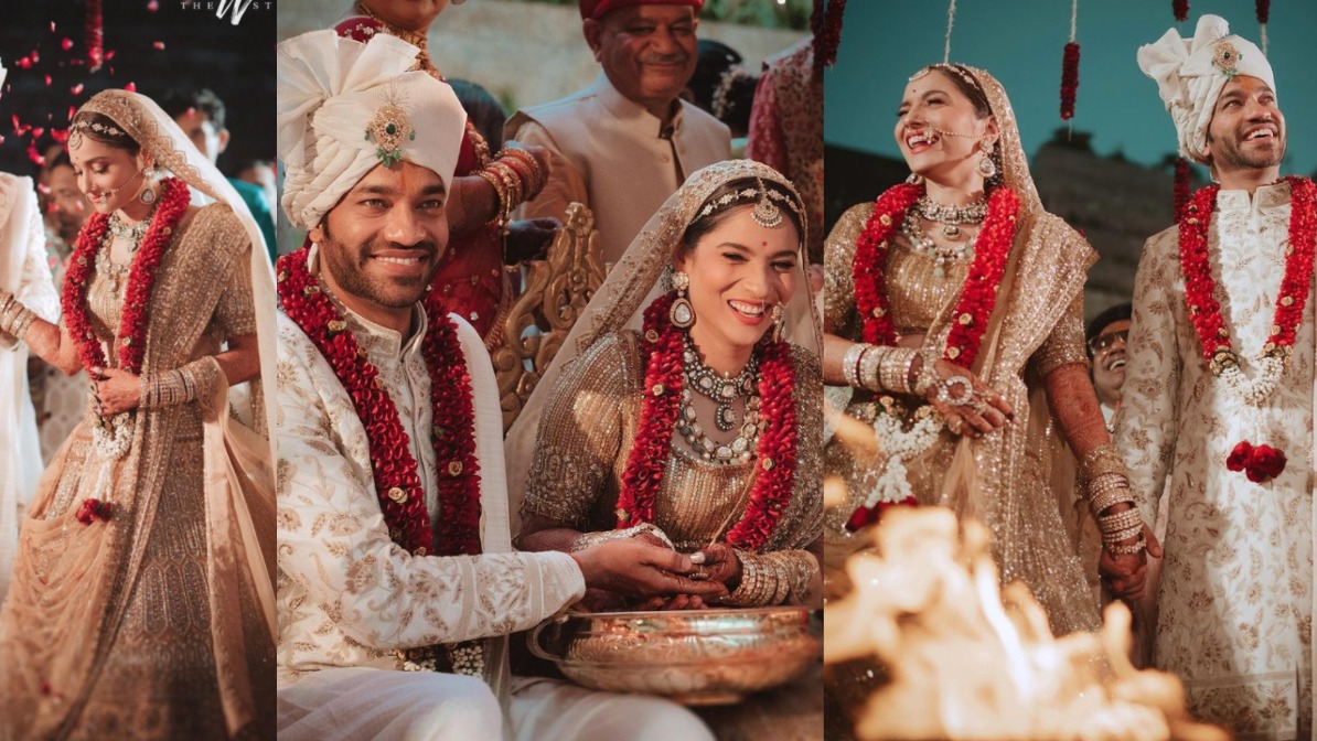Ankita Lokahande- Vicky Jain wedding: Actress limps during the pheras due to her injury, posts pictures as 'officially Mrs. Jain'