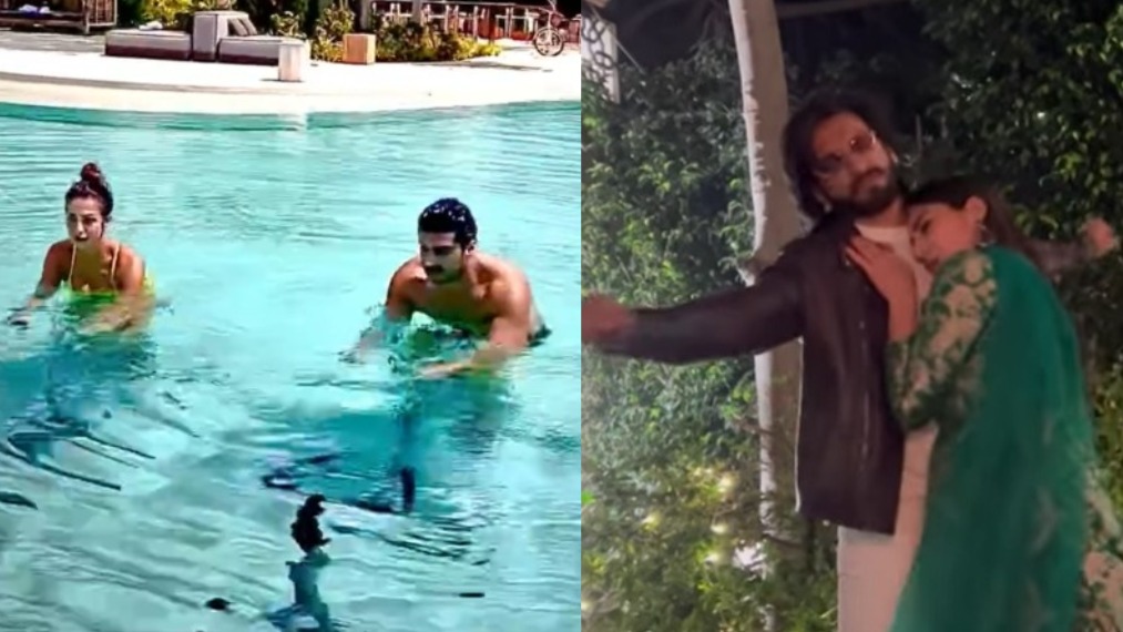 Arjun shares a glimpse of his pool workout with GF Malaika; Ranveer and Sara groove to latter’s song Chaka Chak