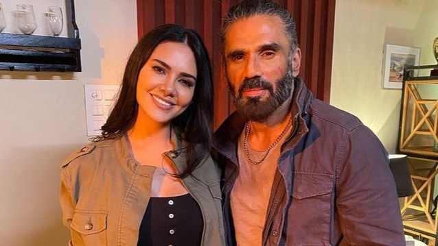 Esha Gupta on Invisible Woman co-star Suniel Shetty: "He's an encyclopaedia of stories, knowledge, and tricks"