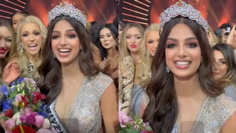 Harnaaz Sandhu brings the title of Miss Universe home after 21 years; says ‘chakk de phatte India’