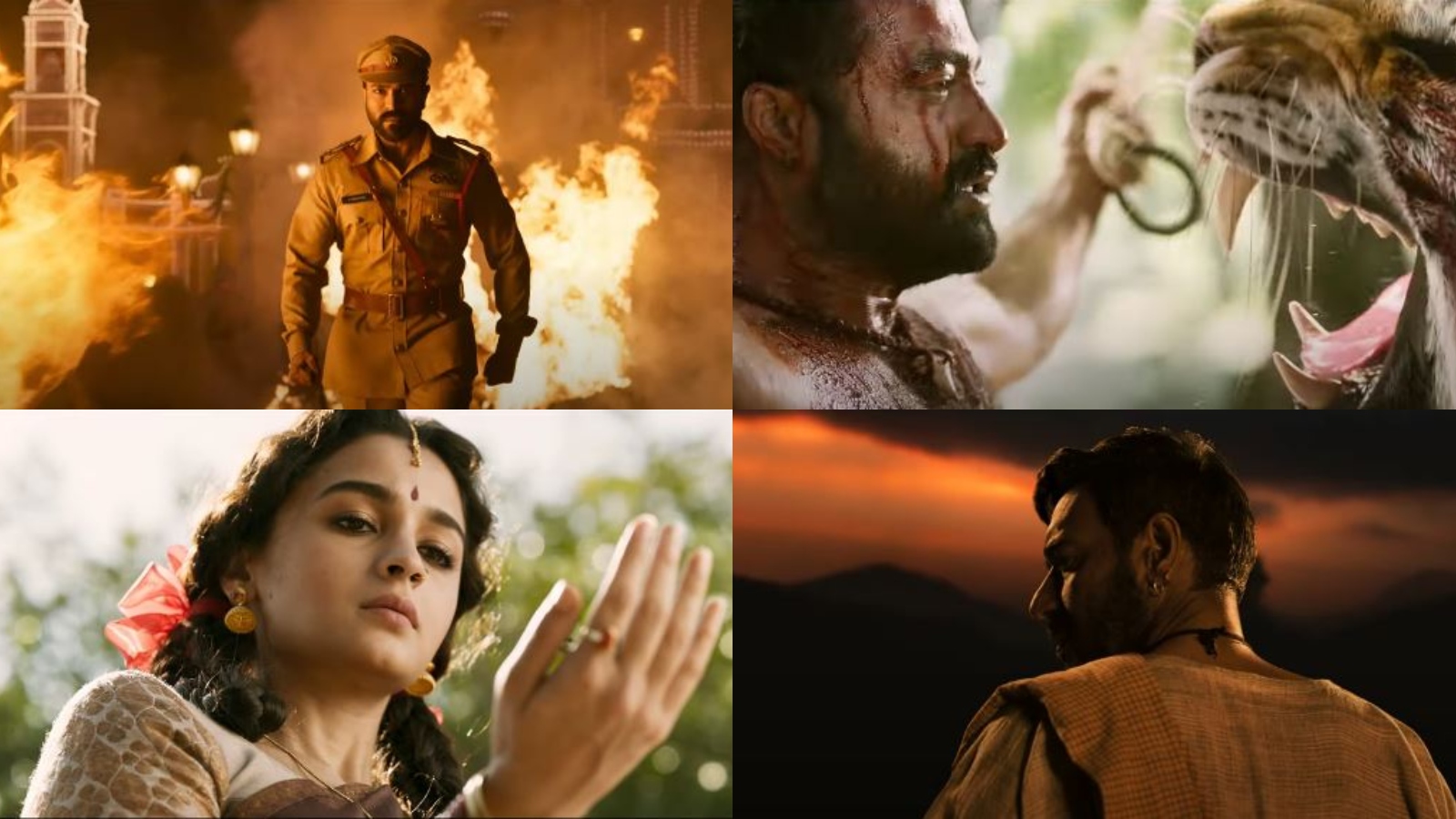 RRR trailer: Ram Charan and Jr. NTR bring another SS Rajamouli spectacle to life with slick action scenes and larger than life appeal
