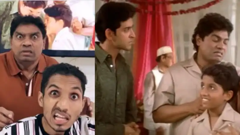 Kabhi Khushi Kabhie Gham: Johny Lever and his son Jesse hilariously recreate their iconic scene as the film turns 20