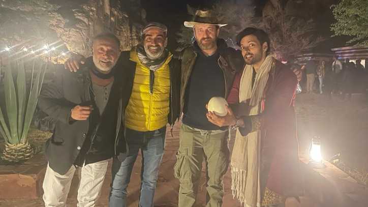 Ali Fazal shares photo with Kandahar co-stars Gerald Butler and Navid Negahban, and we are all hearts