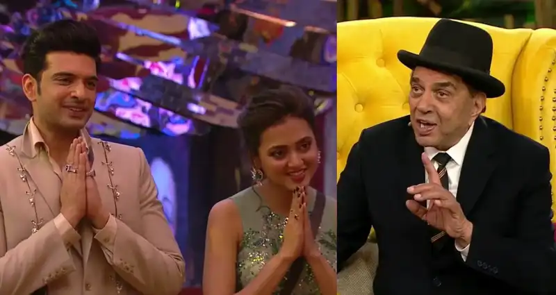 Bigg Boss 15: Dharmendra celebrates New Year with Salman and lassi; gives Tejasswi-Karan his blessings