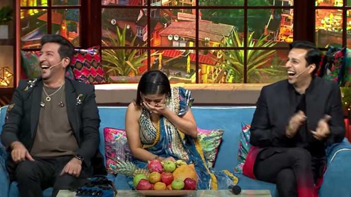 The Kapil Sharma Show clip shows guests Salim-Sulaiman, Sunidhi Chauhan laughing at a racist joke; watch