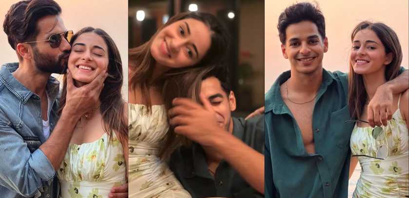 Ananya Panday and Ishaan Khatter’s loved up snaps from Shahid Kapoor’s birthday bash are beyond adorable