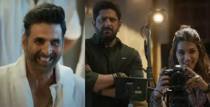 Bachchhan Paandey Trailer: A menacing Akshay Kumar becomes filmmaker Kriti Sanon’s muse; Arshad Warsi is a treat