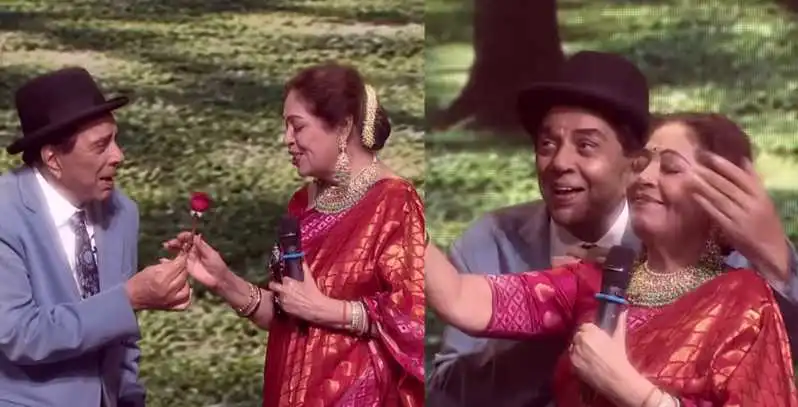 India's Got Talent: Dharmendra recreates Sholay scene with Kirron Kher as Basanti; leaves Shilpa, Badshah in splits