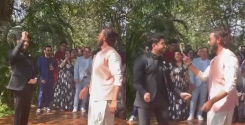 Hrithik Roshan & Farhan Akhtar dance to ZNMD song Senorita on latter’s wedding with Shibani Dandekar