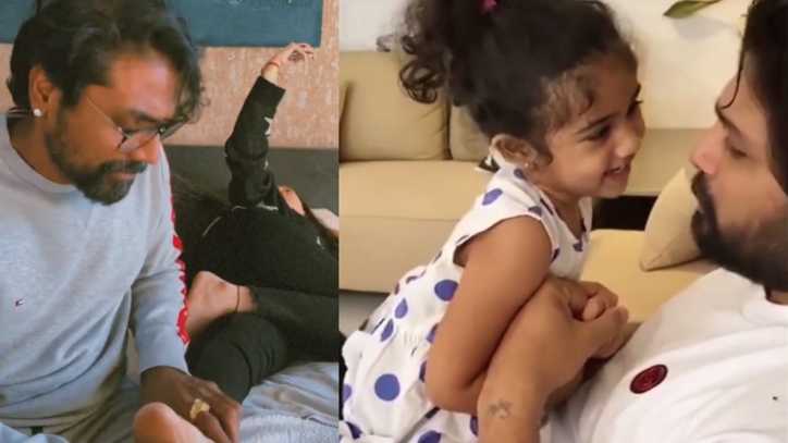 Remo D'Souza's wife kicks him on Valentine's Week, Allu Arjun spends a fun day with his daughter; see videos