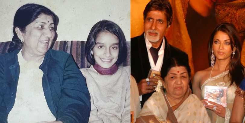 Shraddha Kapoor shares childhood snap with her ‘aaji’ Lata Mangeshkar ...