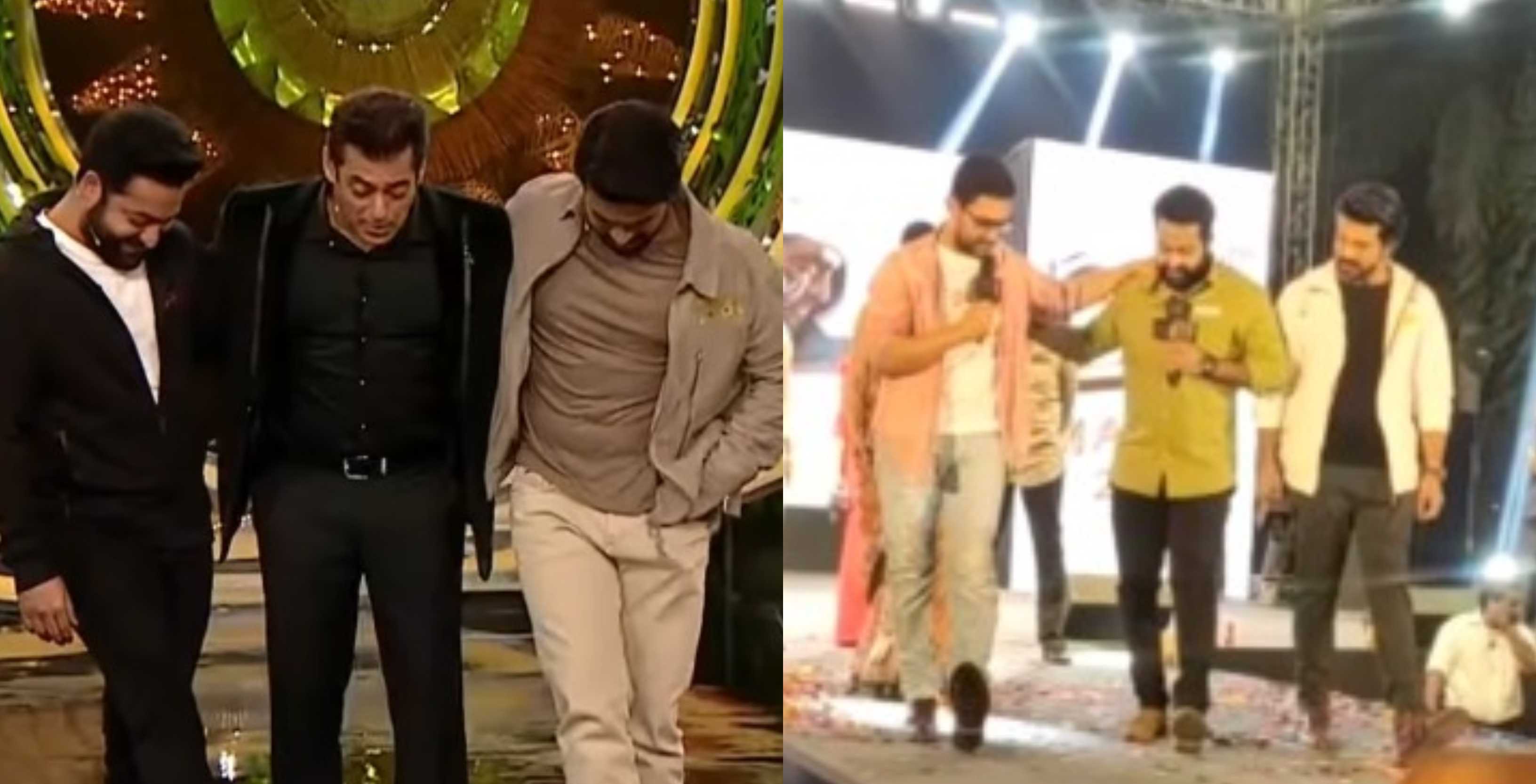 RRR: After Salman Khan, Aamir Khan learns the Naacho Naacho hook step from NTR Jr, Ram Charan and Alia Bhatt