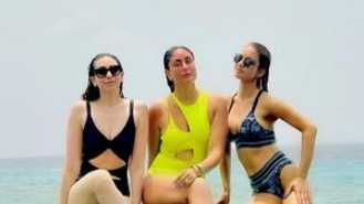 Kareena Kapoor Khan And Karisma Kapoor Channel Their Inner Water Baby In Their Maldives Vacation