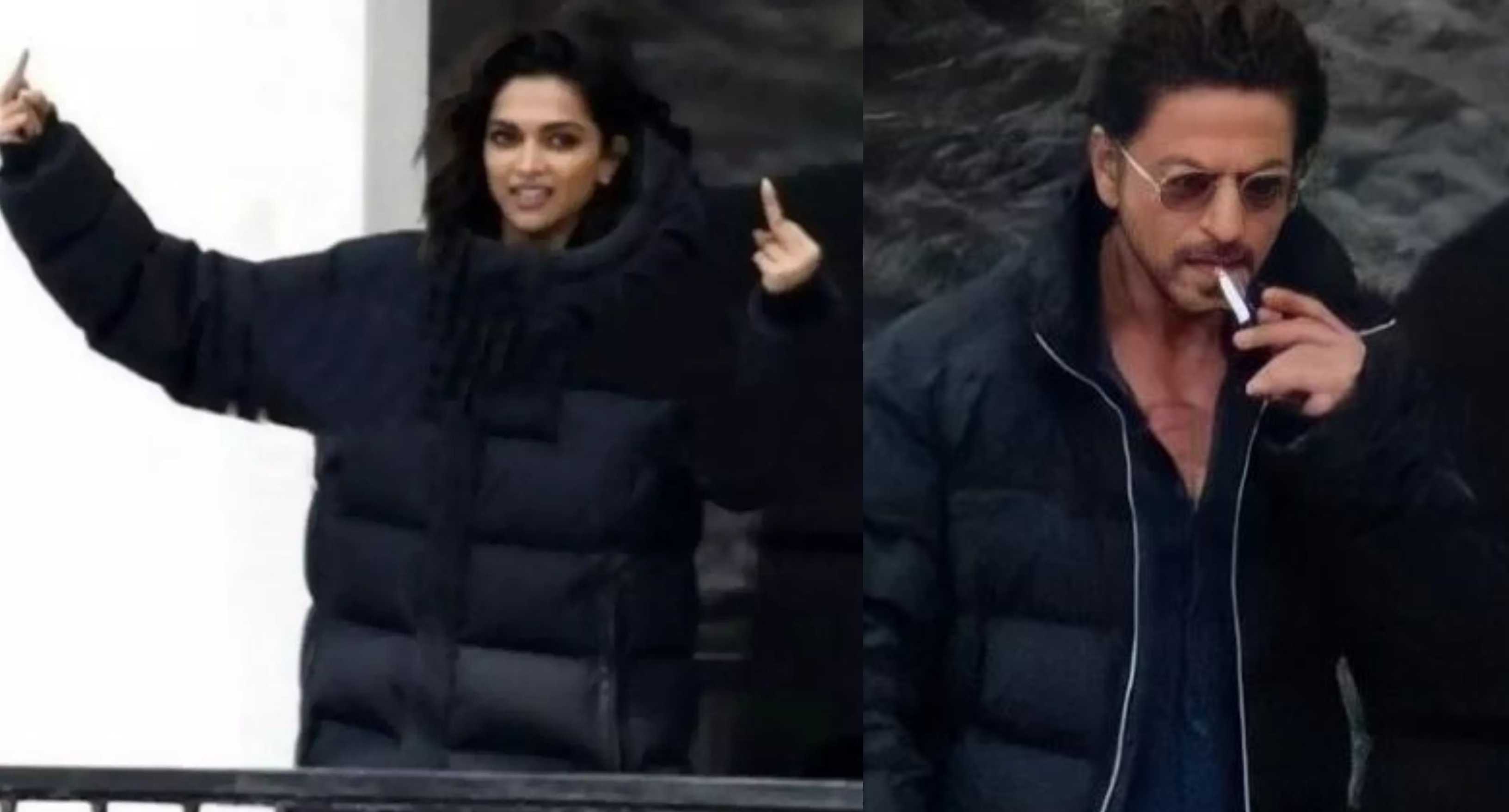 Pathaan: Shah Rukh Khan & Deepika Padukone’s latest snaps from set go viral; actress flips middle finger at paps