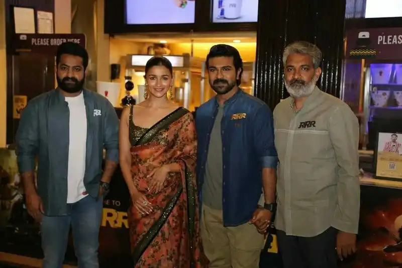 RRR: NTR Jr visits Delhi for the very first time to promote the film with co-stars Alia Bhatt and Ram Charan