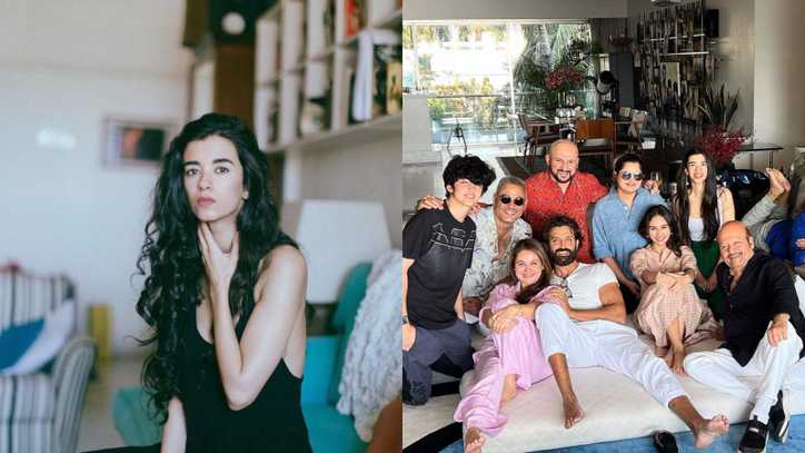 A homesick Saba Azad gets pampered by rumoured boyfriend Hrithik Roshan's family