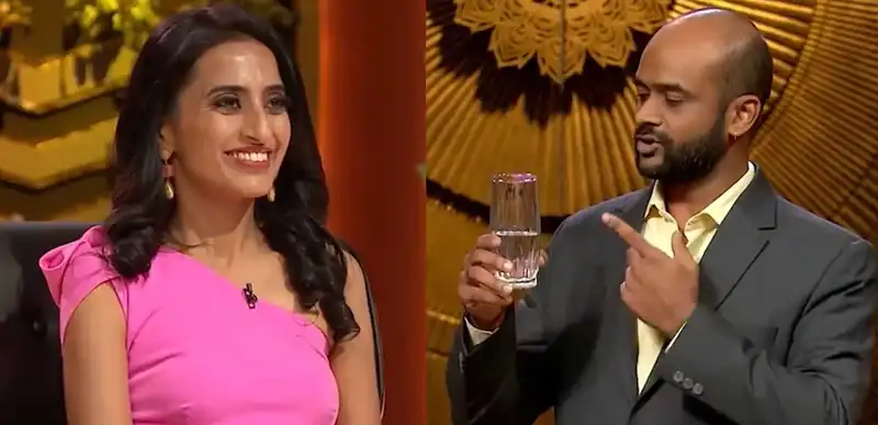 Shark Tank India: Sippline founder uses Vineeta Singh’s ‘Sugar cosmetics transfer proof hai’ claim to sell glass mask