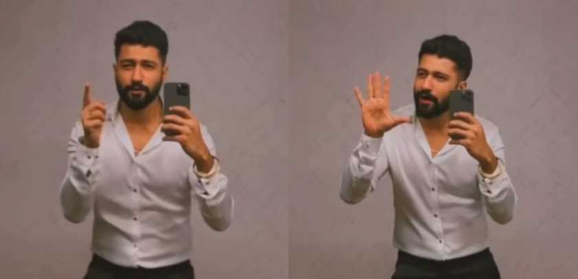 Vicky Kaushal grooves to Joona on the set of Triptii Dimri and his rom com; gives us a glimpse of his ‘top’ mood