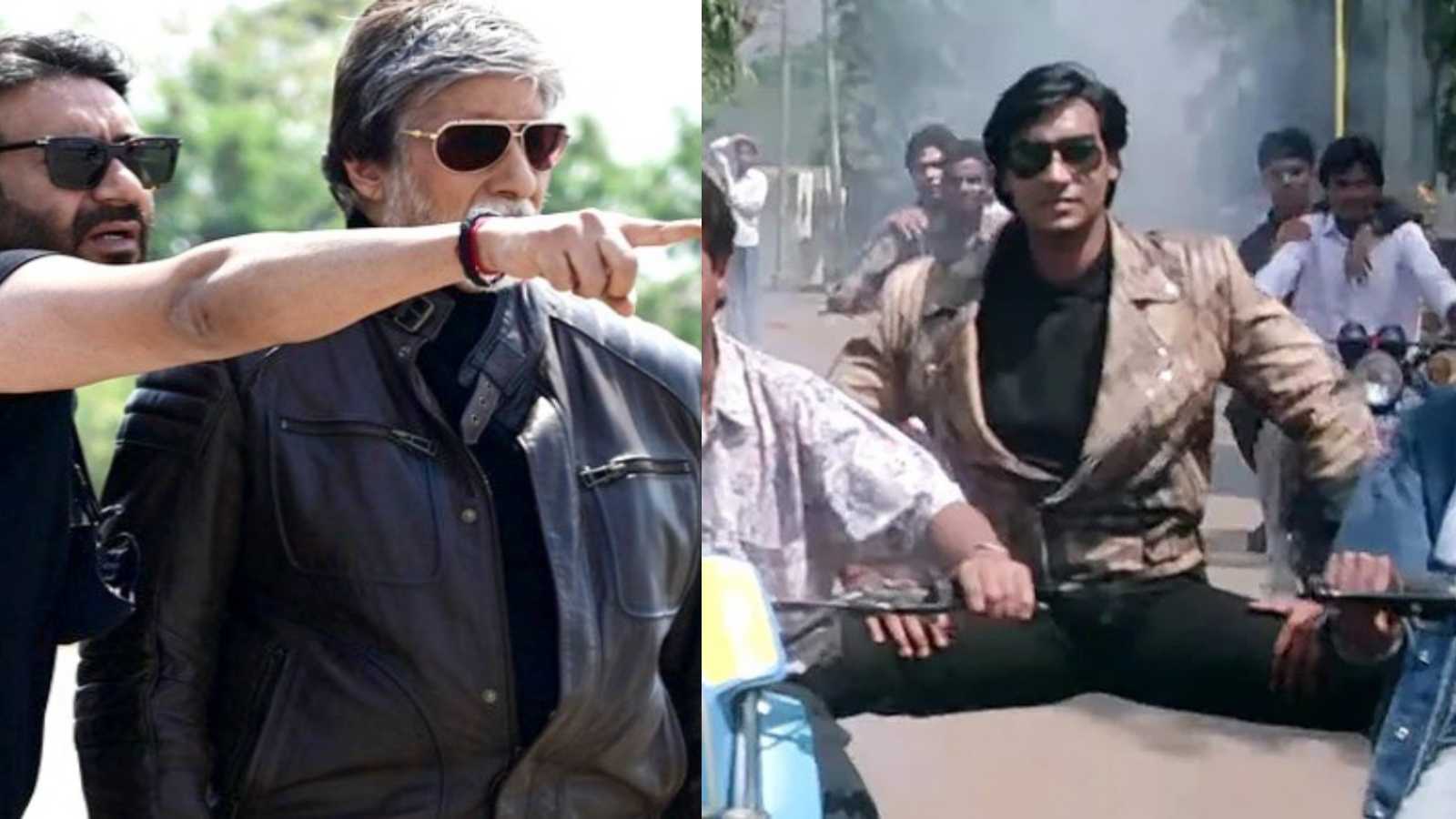 Amitabh Bachchan calls Ajay Devgn a rule-breaker by sharing still from Phool Aur Kaante, actor hits back