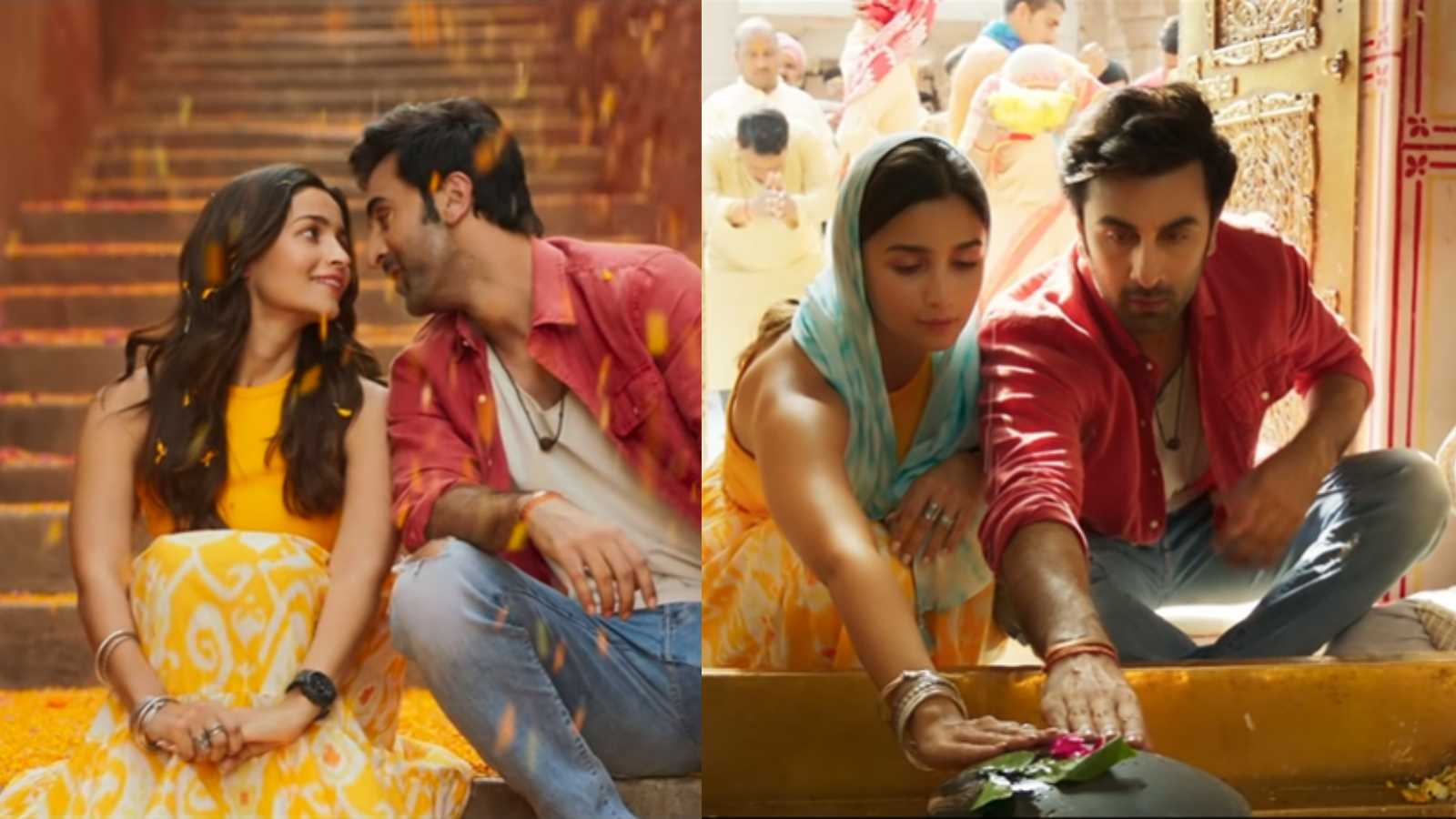 Brahmastra song Kesariya gives first teaser of Ranbir Kapoor and Alia Bhatt's onscreen chemistry ahead of their wedding