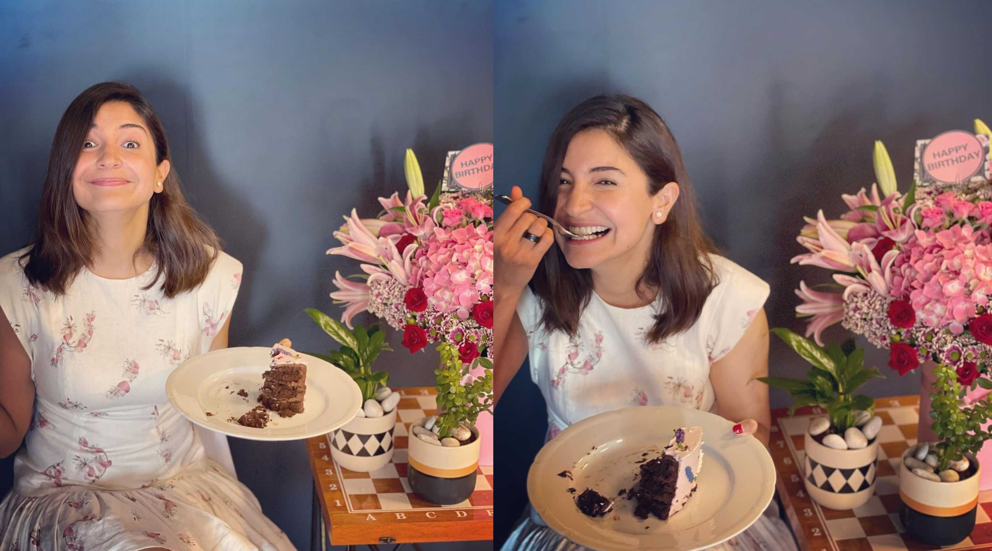 Anushka Sharma binges on cake on her 34th birthday; feels ‘getting older’ is great