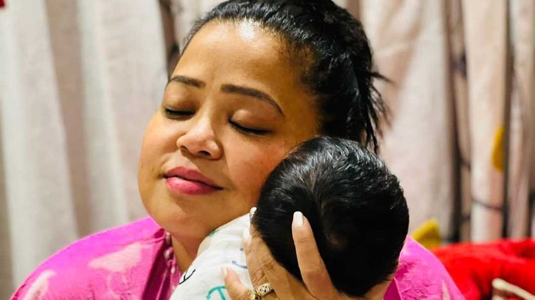 Bharti Singh cuddles her newborn son in latest snap; Gauahar Khan, Surbhi Jyoti shower love
