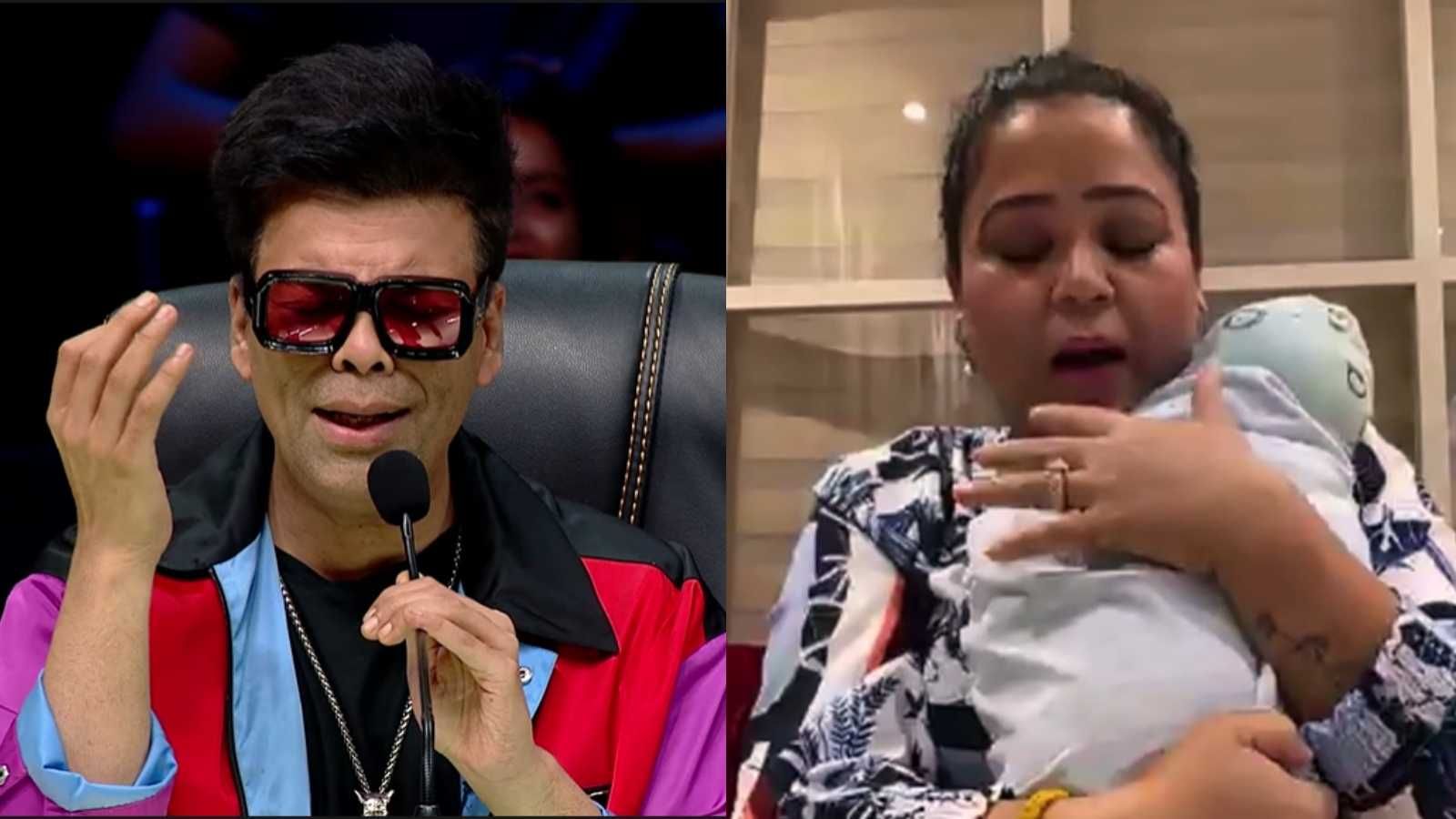 Hunarbaaz: Karan Johar sings for Bharti Singh's son as she surprises the judges, hearing him Parineeti asks her 'bacha theek hai?'