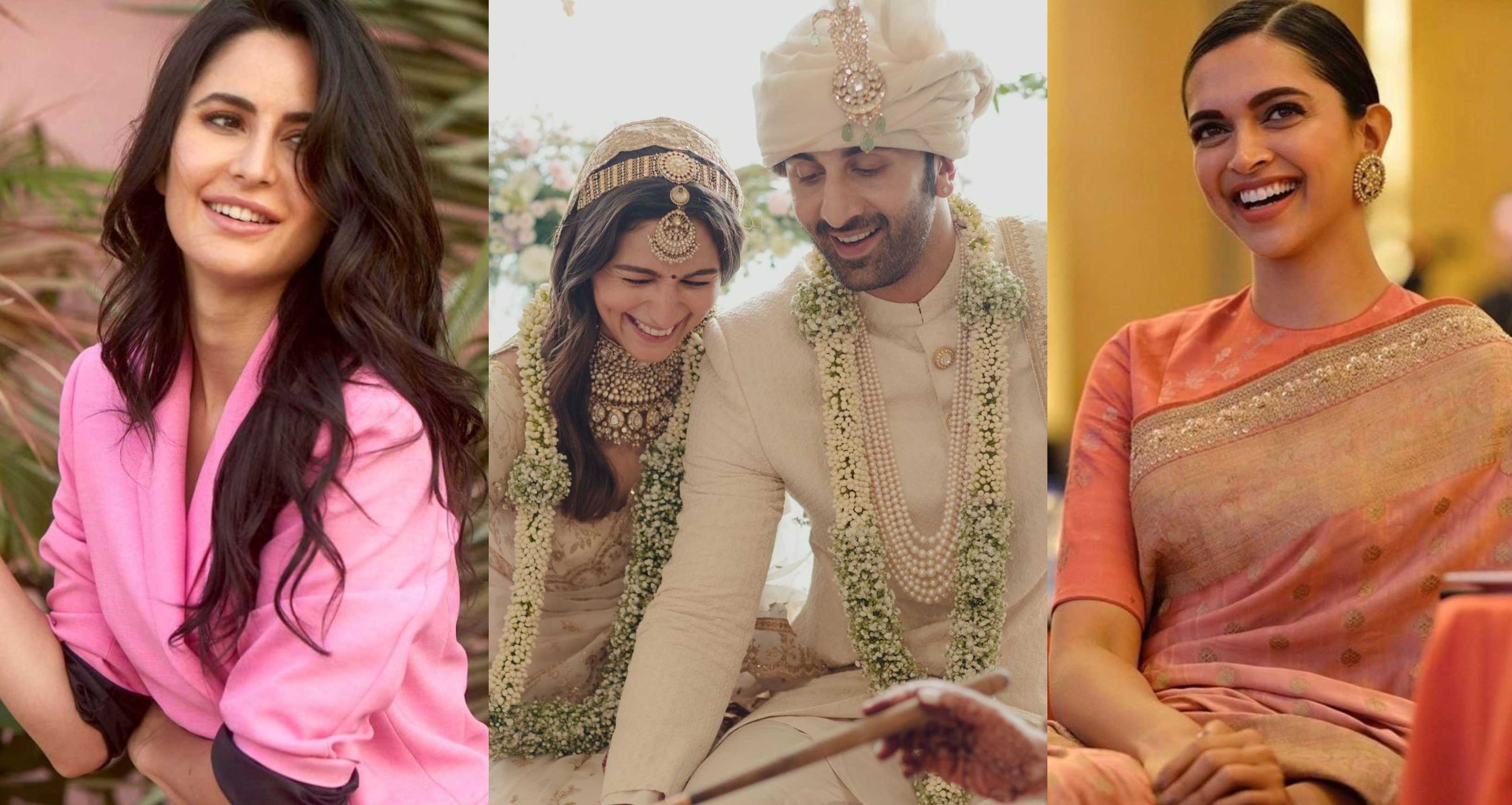 Deepika Padukone and Katrina Kaif shower newlyweds Ranbir Kapoor and Alia Bhatt with love