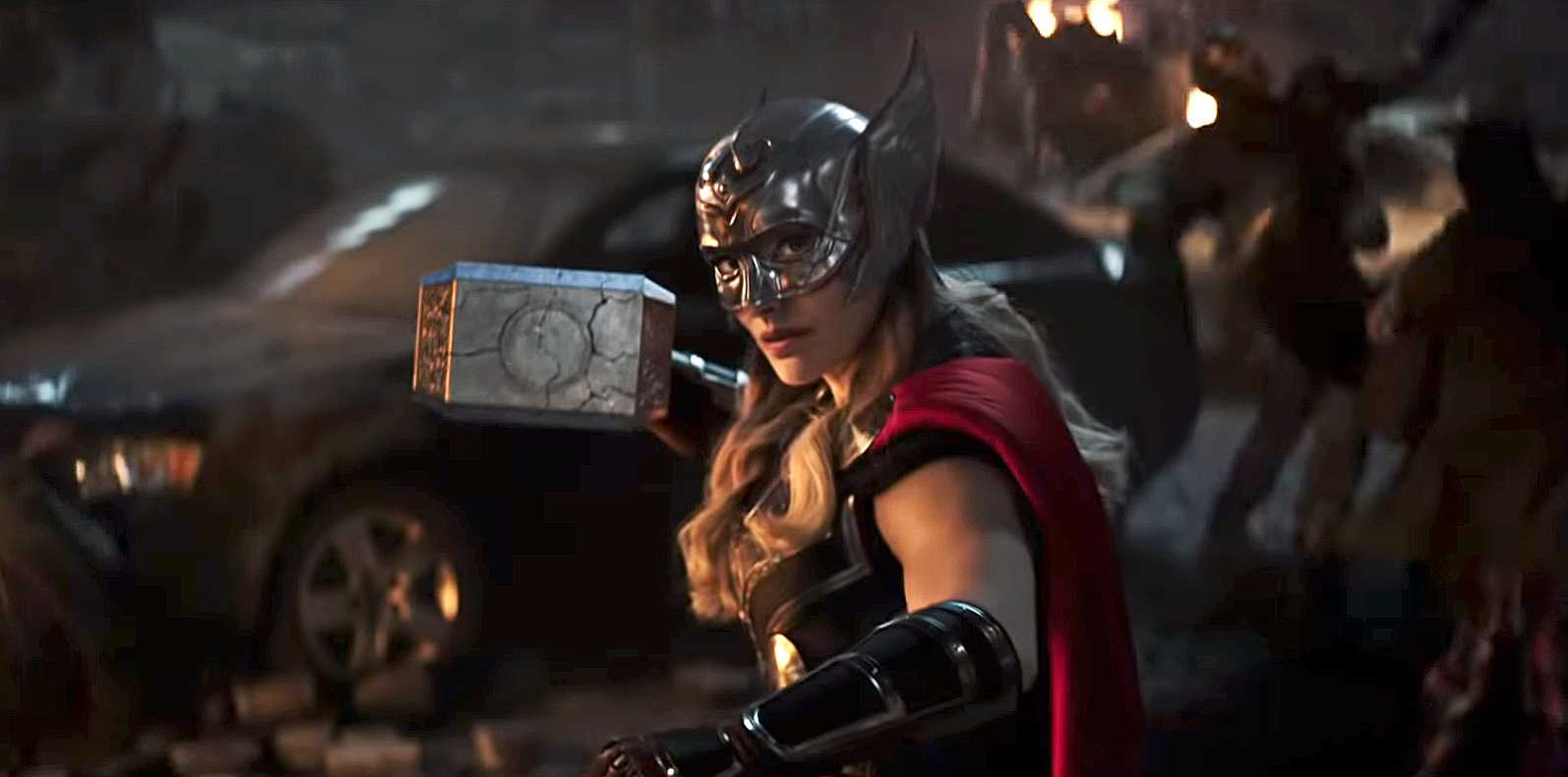 Thor: Love and Thunder gets its first promo clip and we get to see Jane Foster wield the mighty Mjolnir