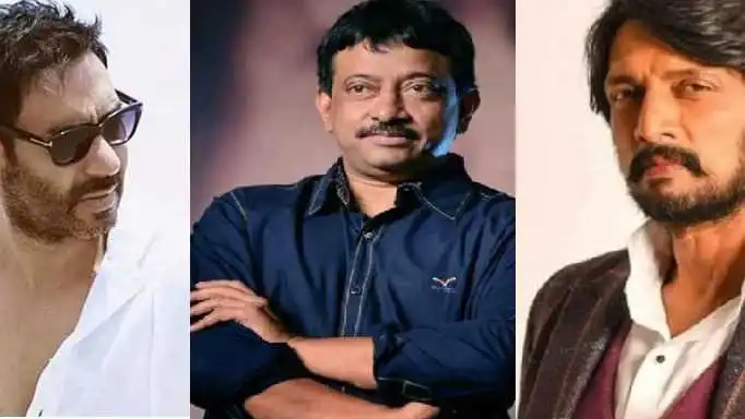 Ram Gopal Varma takes Ajay Devgn and Kiccha Sudeep's Twitter clash forward, says "Runway 34 collection will prove who is better Hindi or Kannada"