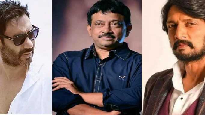 Ram Gopal Varma takes Ajay Devgn and Kiccha Sudeep's Twitter clash forward, says "Runway 34 collection will prove who is better Hindi or Kannada"