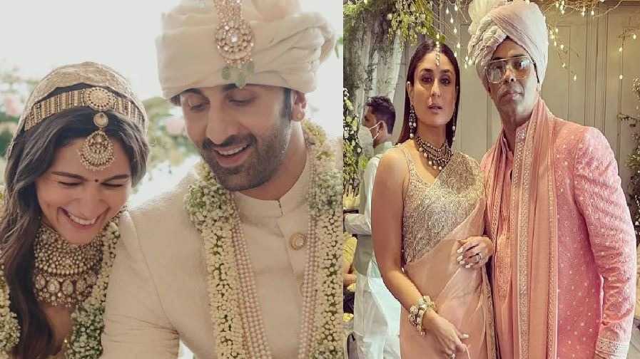 Ranbir Kapoor-Alia Bhatt wedding: Kareena Kapoor's hilarious caption for photo with Karan Johar; Priyanka Chopra drops sweet wish for newly weds