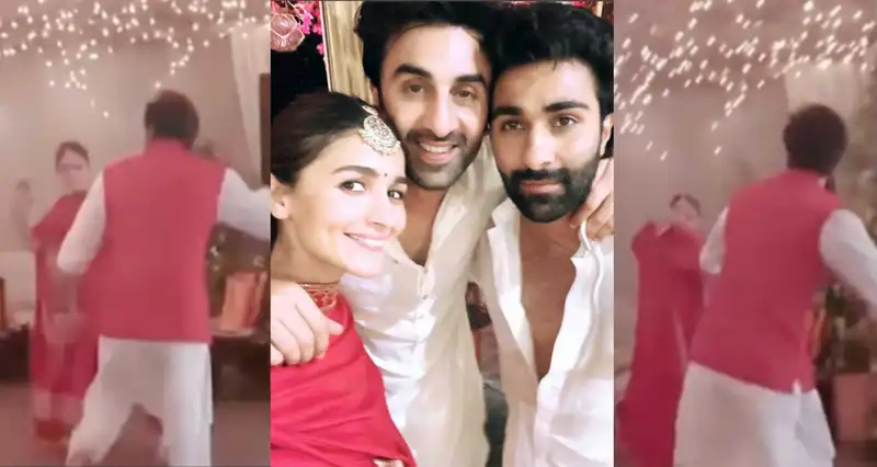 Alia Bhatt grooves to Chaiyya Chaiyya with husband Ranbir Kapoor post wedding; shakes a leg with Karan Johar on Radha