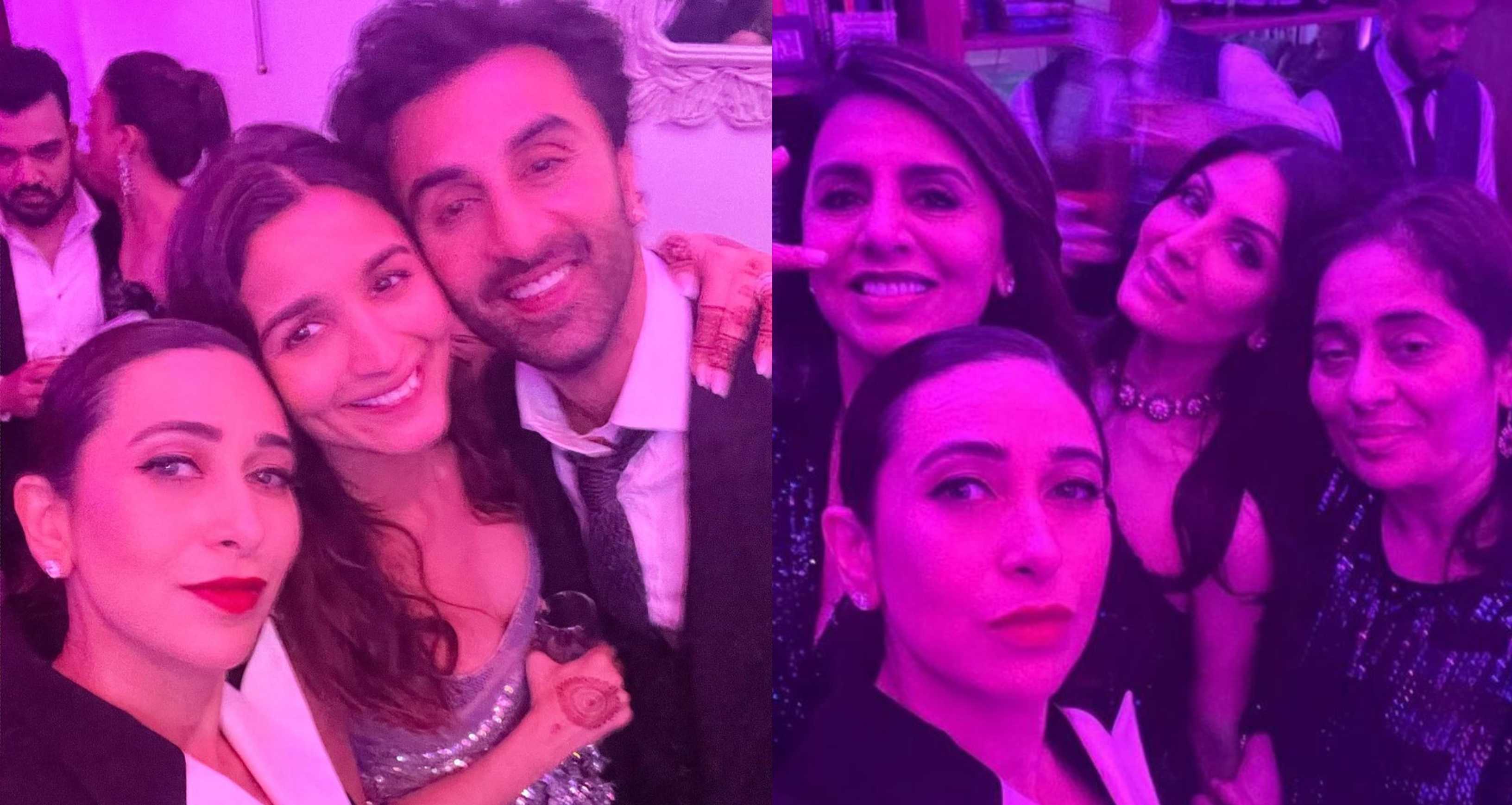 Karisma Kapoor shares first picture of newlyweds Alia Bhatt and Ranbir Kapoor from their reception