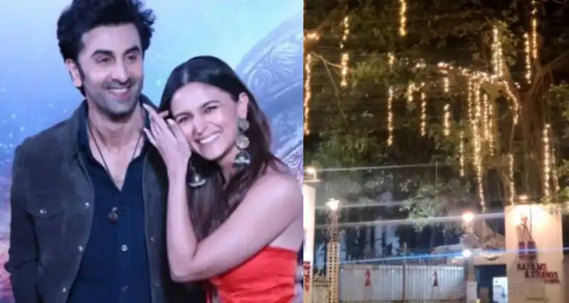 Ranbir Kapoor and Alia Bhatt wedding: RK Studio and Krishna Raj bungalow decorated with lights ahead of the big day