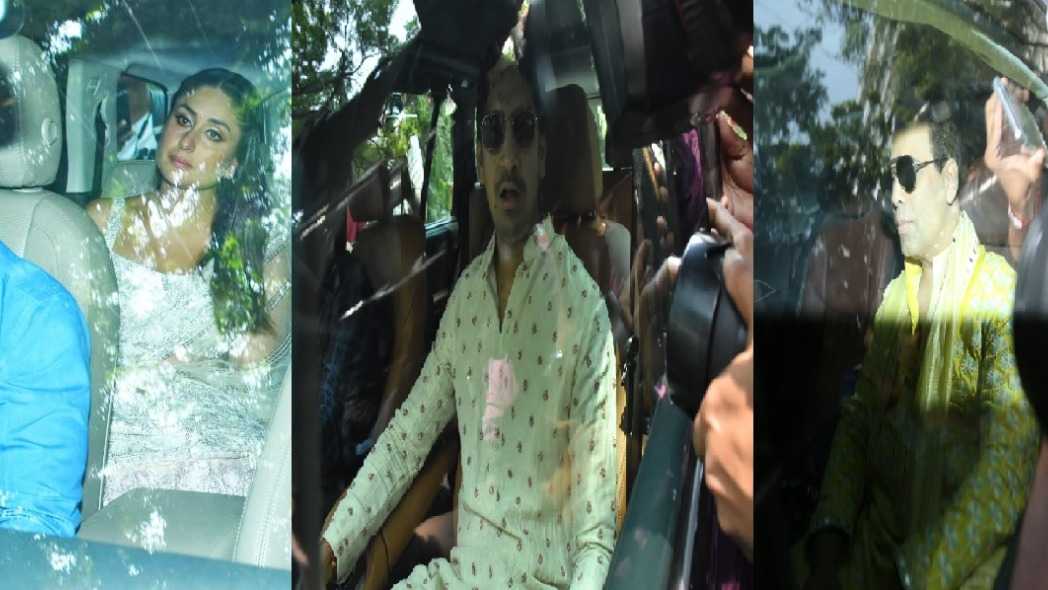 Ranbir Kapoor-Alia Bhatt wedding: Kareena Kapoor, Karisma Kapoor, Karan Johar arrive in style for Mehendi ceremony