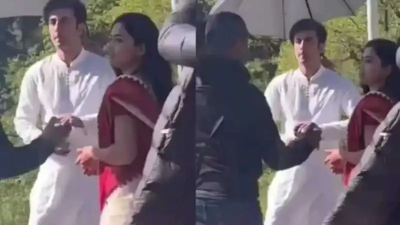 Ranbir Kapoor and Rashmika Mandanna's first looks from Animal leaked as they shoot in Manali