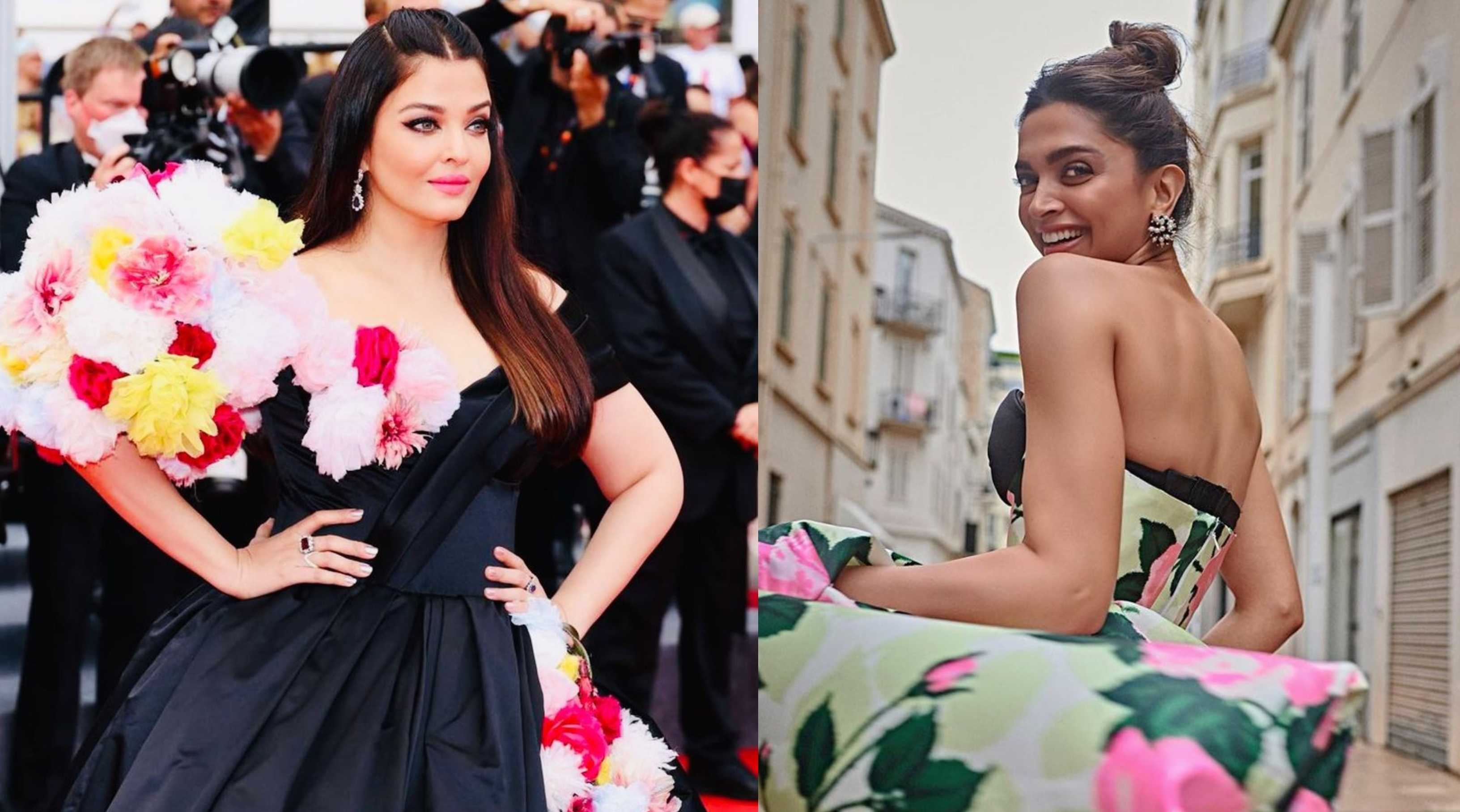 Cannes 2022: After Aishwarya Rai Bachchan, Deepika Padukone unleashes flower power; netizens are in awe