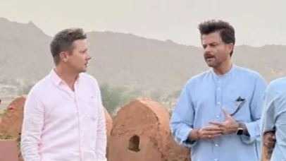 Anil Kapoor reunites with MCU star Jeremy Renner for web show, begins filming in Rajasthan