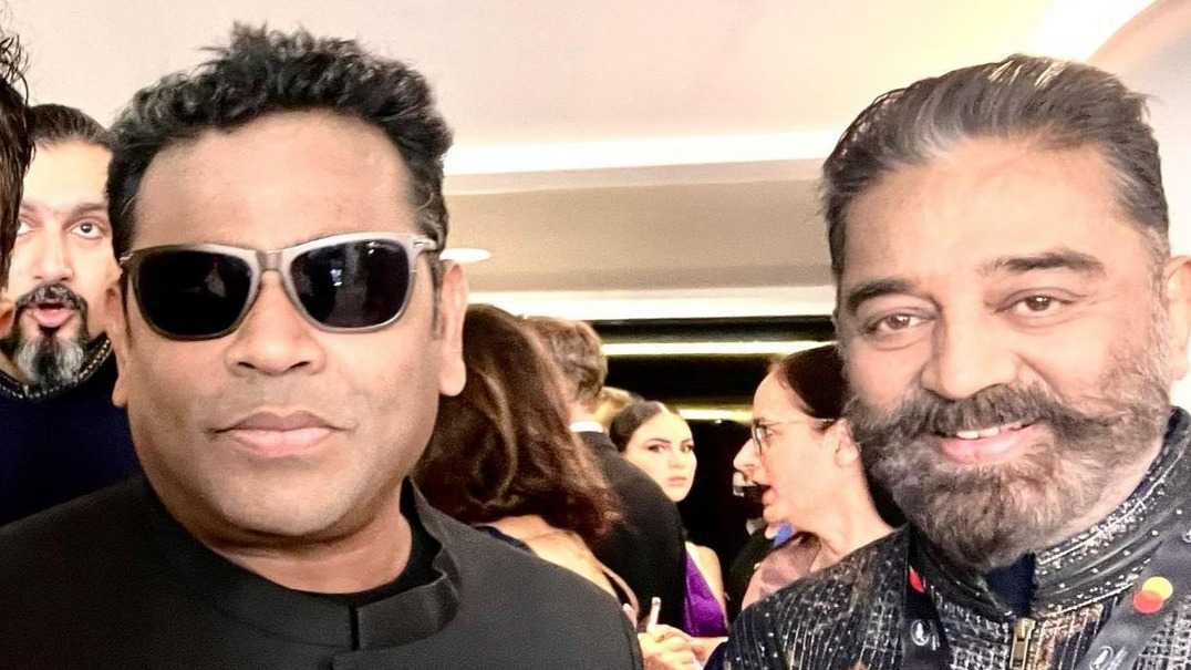 Cannes 2022: AR Rahman's directorial debut to premiere at Cannes, poses with Kamal Haasan at the red carpet event