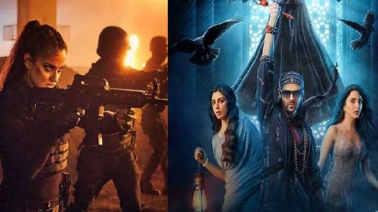 Bhool Bhulaiyaa 2 vs Dhaakad box office Day 2: Kartik Aaryan's horror-comedy earnings jump by 28 percent, Kangana Ranaut's action thriller falls flat