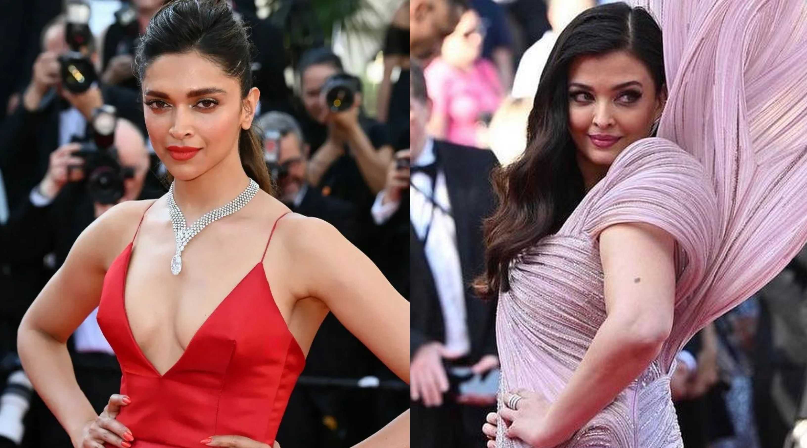 Deepika Padukone sizzles in red while Aishwarya Rai Bachchan looks like a true queen on Cannes 2022 day 3
