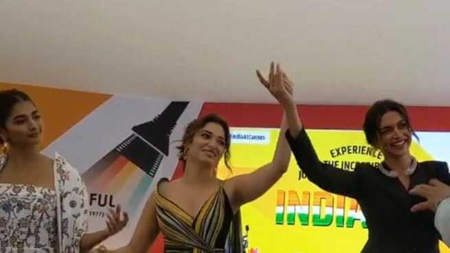 Deepika Padukone performs Ghoomar at Cannes, Pooja Hegde, Urvashi Rautela, Tamannaah Bhatia join