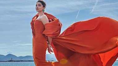 Deepika Padukone gets brutally trolled for her orange gown at Cannes 2022, netizen says 'this is painful to watch'