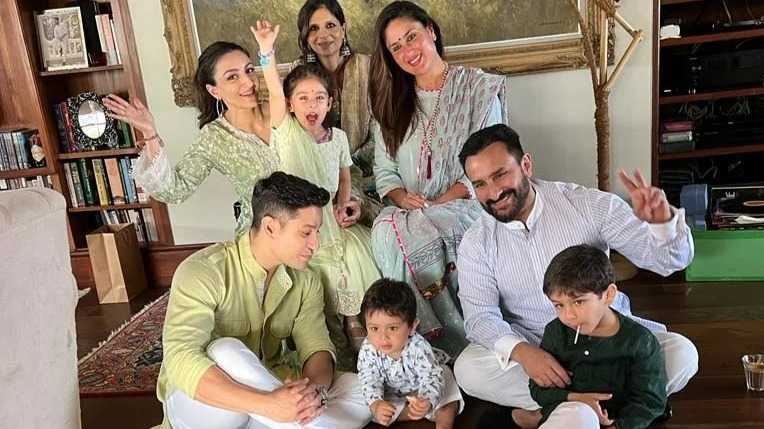 Kareena Kapoor wishes fans on Eid with the Pataudi clan trying and failing to capture a 'perfect picture'