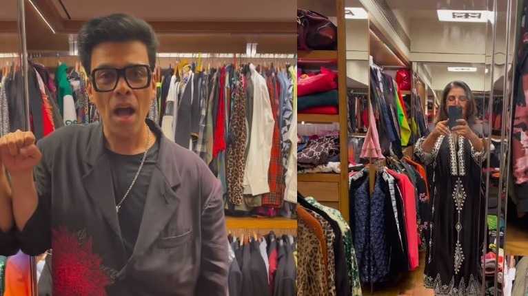 Farah Khan has unique 50th birthday wish for Karan Johar, shares glimpse of his huge walk-in-closet