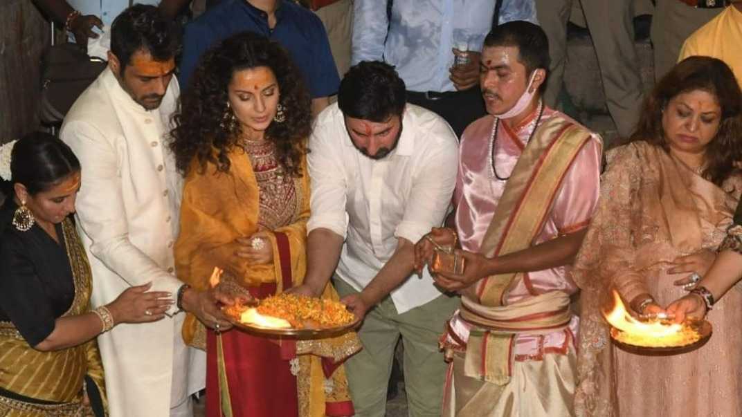 Kangana Ranaut comments on the Gyanvapi row on her visit to Varanasi says, 'Lord Shiva exists in each and every particle in Kashi'